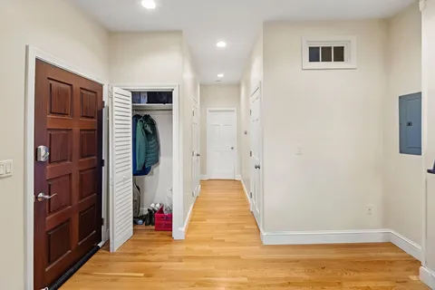 a view of livingroom with hardwood floor