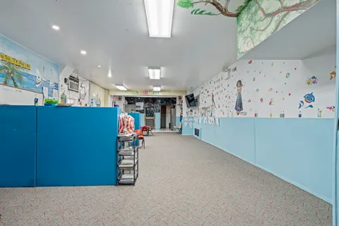 a view of storage and utility room