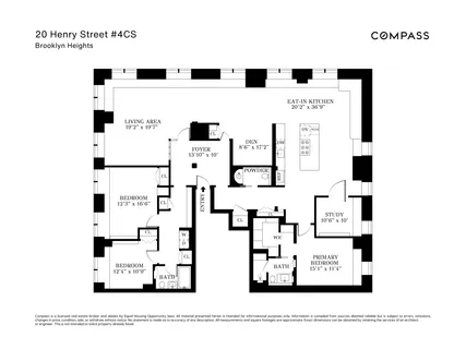 $4,999,999 | 20 Henry Street, Unit 4BCS | Brooklyn Heights