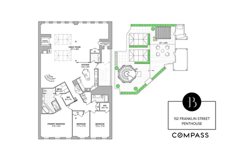 $7,750,000 | 152 Franklin Street, Unit PH | TriBeCa