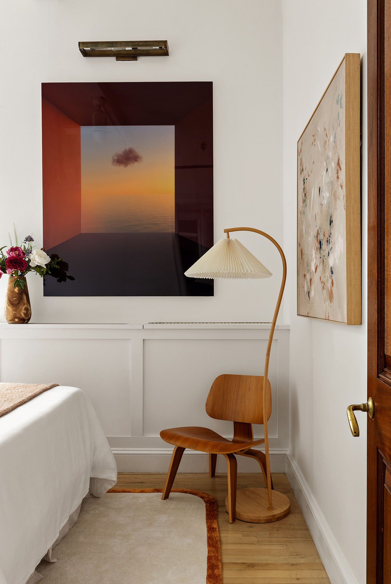 2 Cornelia Street, Unit 506 Manhattan, NY 10014 - Photo 10 of 11 a bathroom with a toilet a sink and mirror