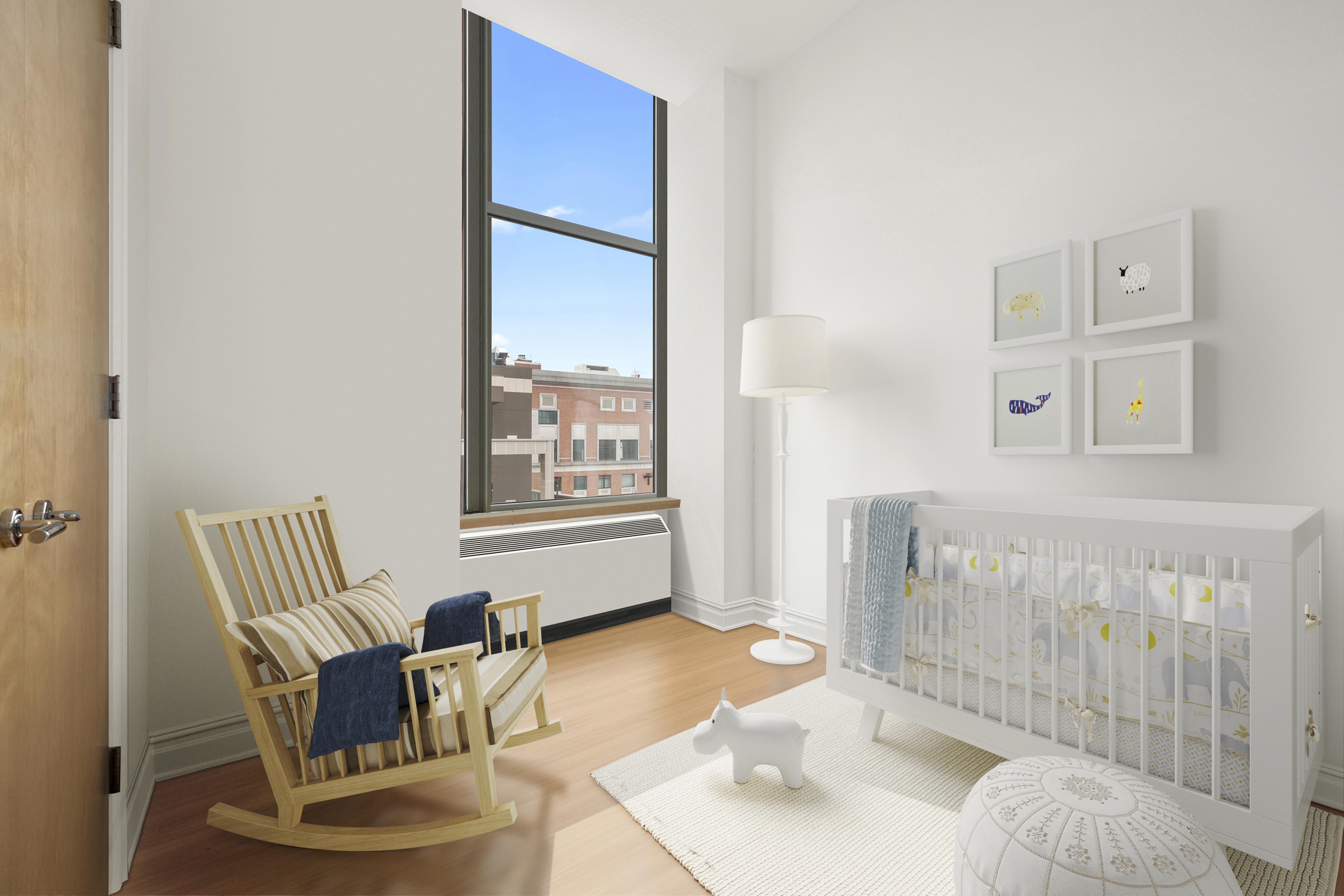 110 Livingston Street, Unit PHL Brooklyn, NY 11201 - Photo 8 of 11 a living room with furniture and a window