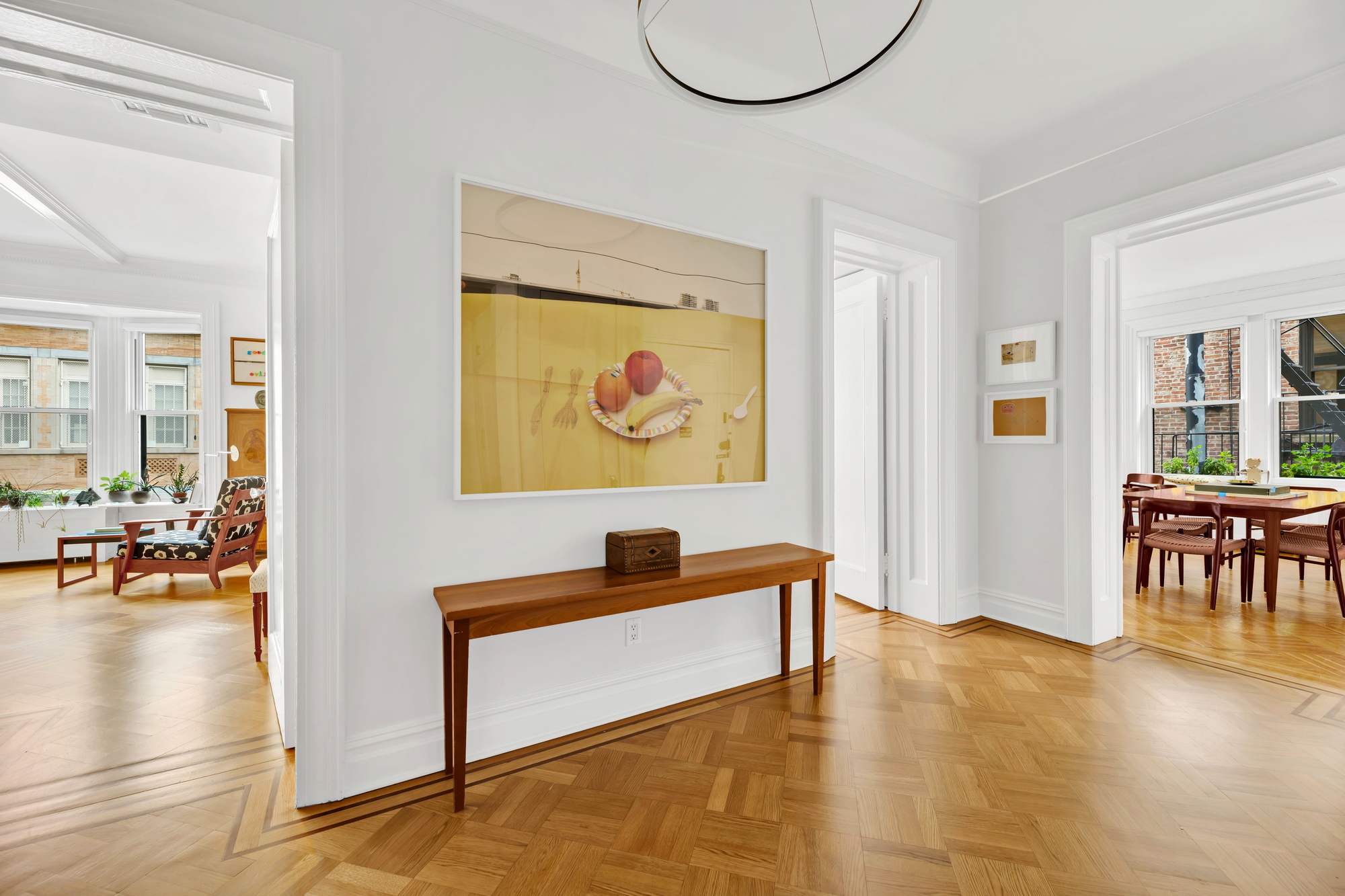 254 West 82nd Street, Unit 5A Manhattan, NY 10024 - Photo 4 of 18 a view of livingroom with furniture and wooden floor