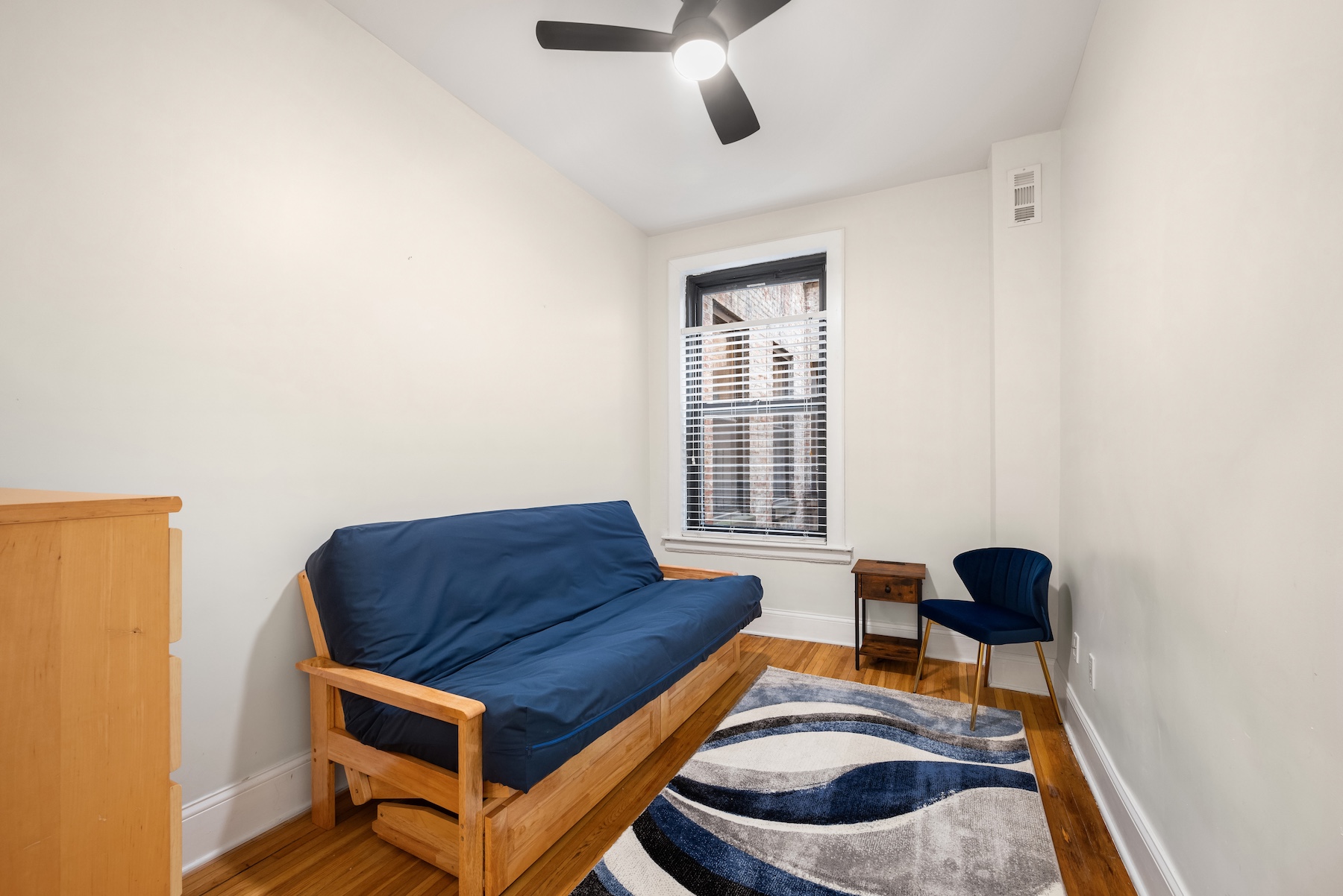 334 West 85th Street, Unit 3A Manhattan, NY 10024 - Photo 5 of 8 a bedroom with a bed and a window