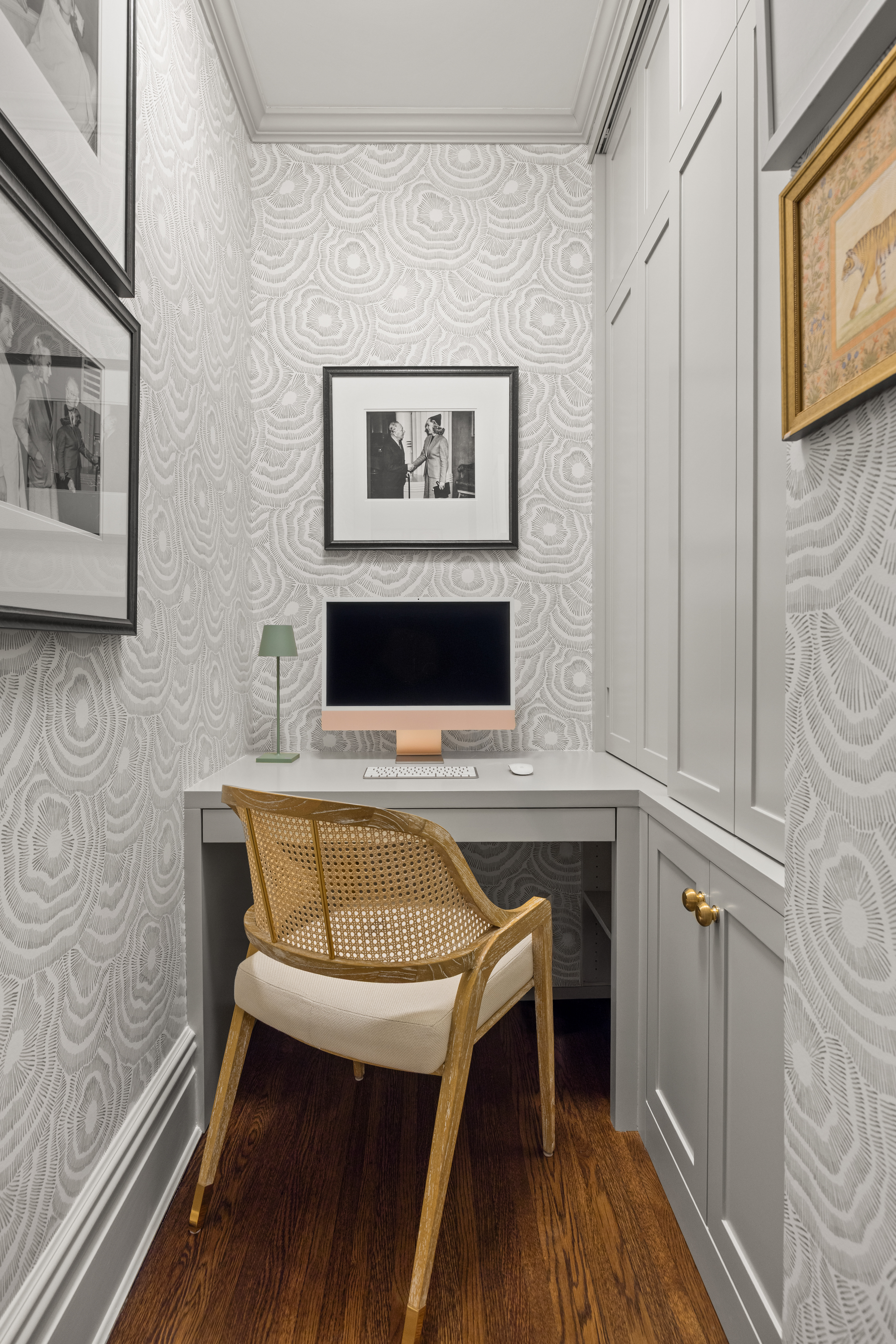 23 East 74th Street, Unit 7E Manhattan, NY 10021 - Photo 6 of 8 a workspace with furniture and wooden floor