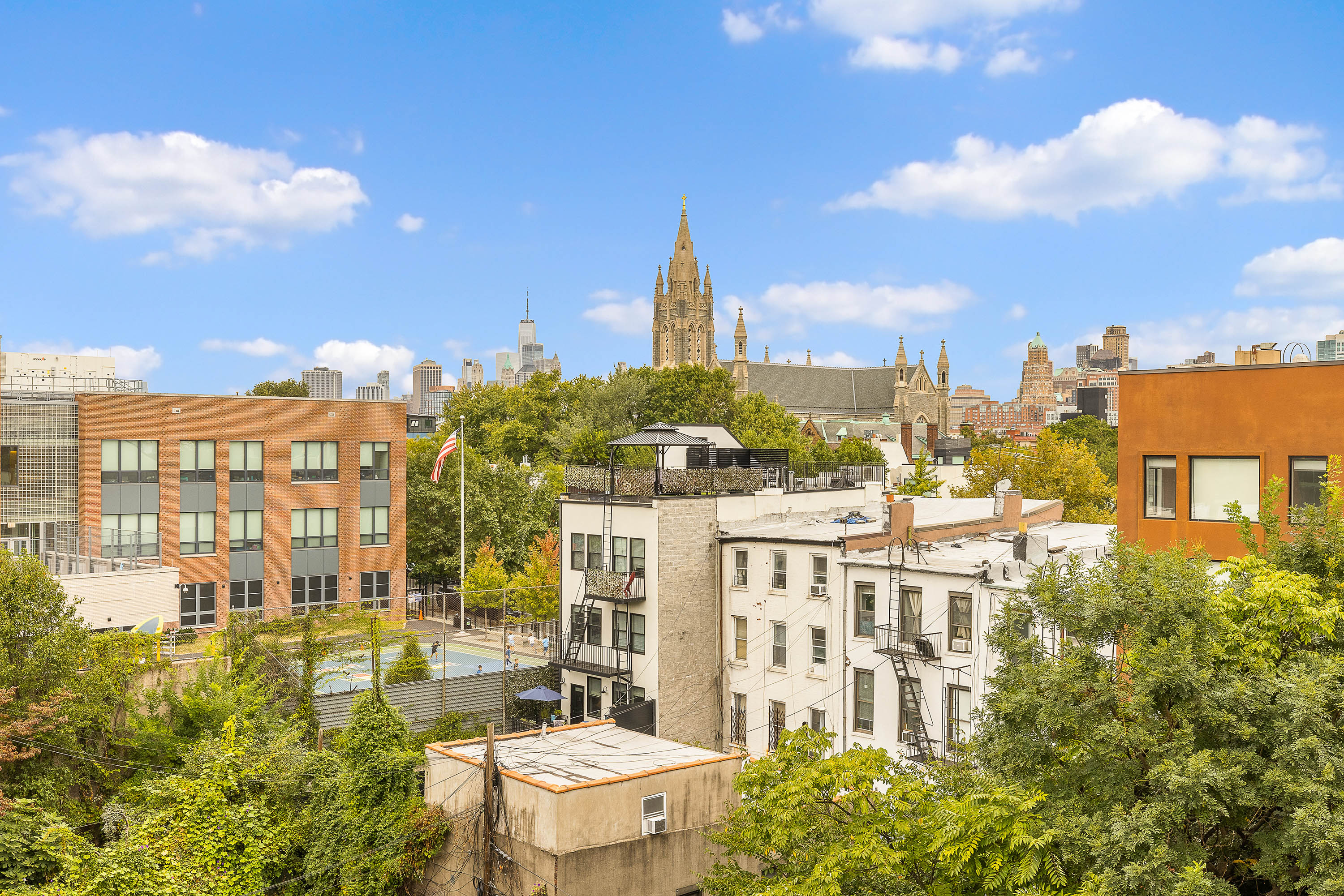 330 Bond Street Brooklyn, NY 11231 - Photo 16 of 18 a view of a residential apartment building with a yard