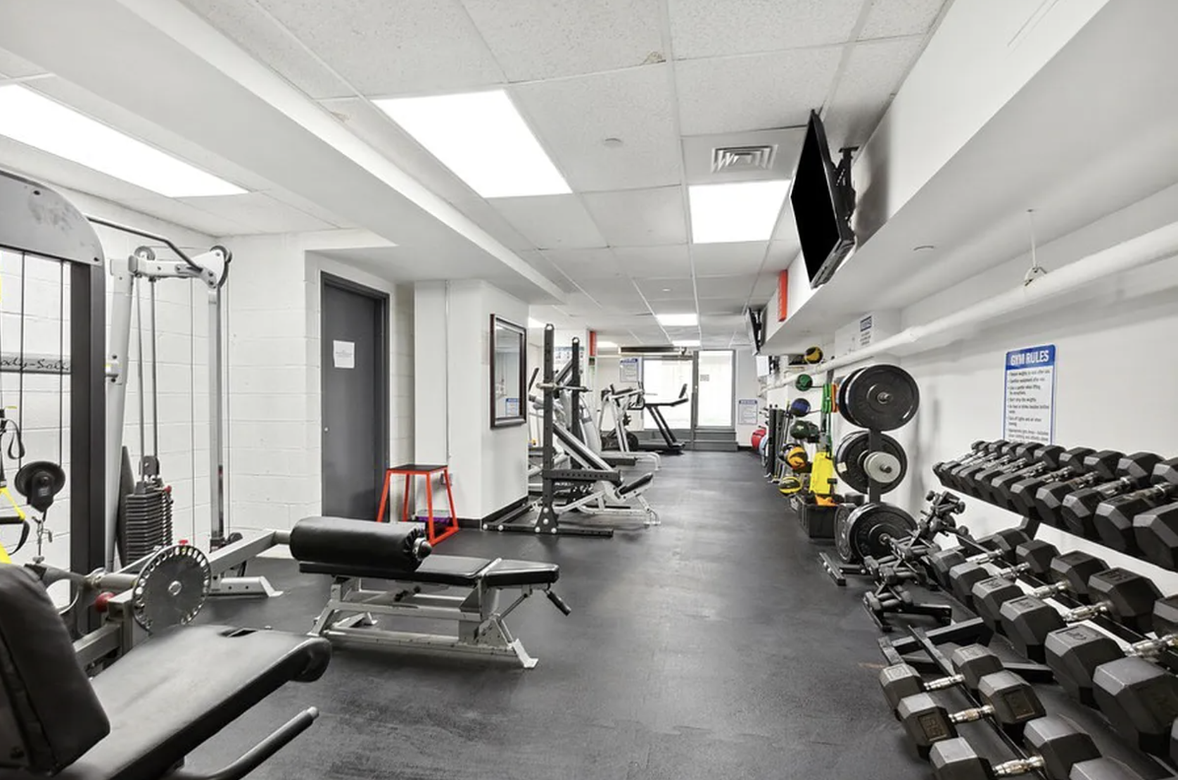 224 West 18th Street, Unit PHA Manhattan, NY 10011 - Photo 23 of 24 a view of a room with gym equipment