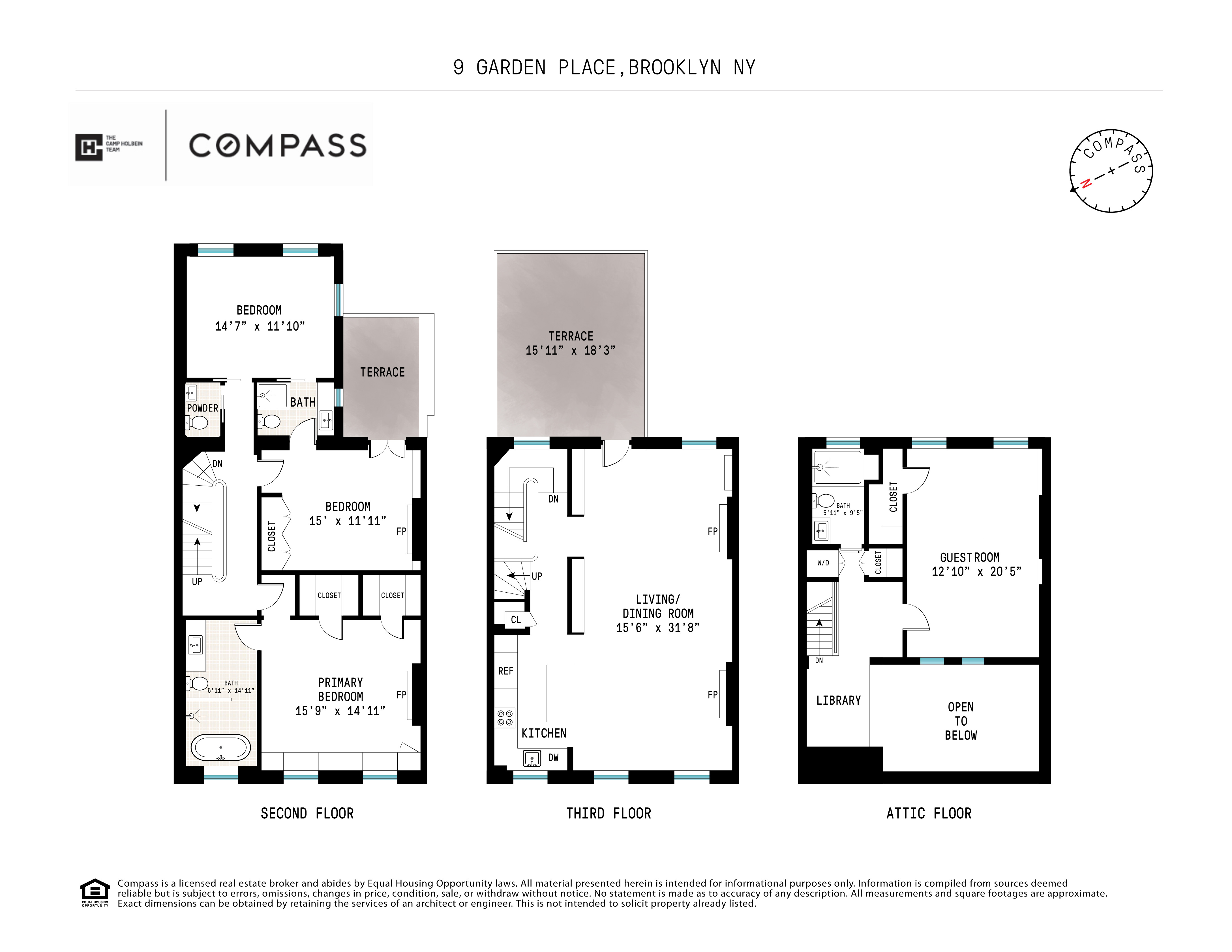 9 Garden Place, Unit 2 Brooklyn, NY 11201 - Photo 18 of 18 a picture of a room with a white wall and sign