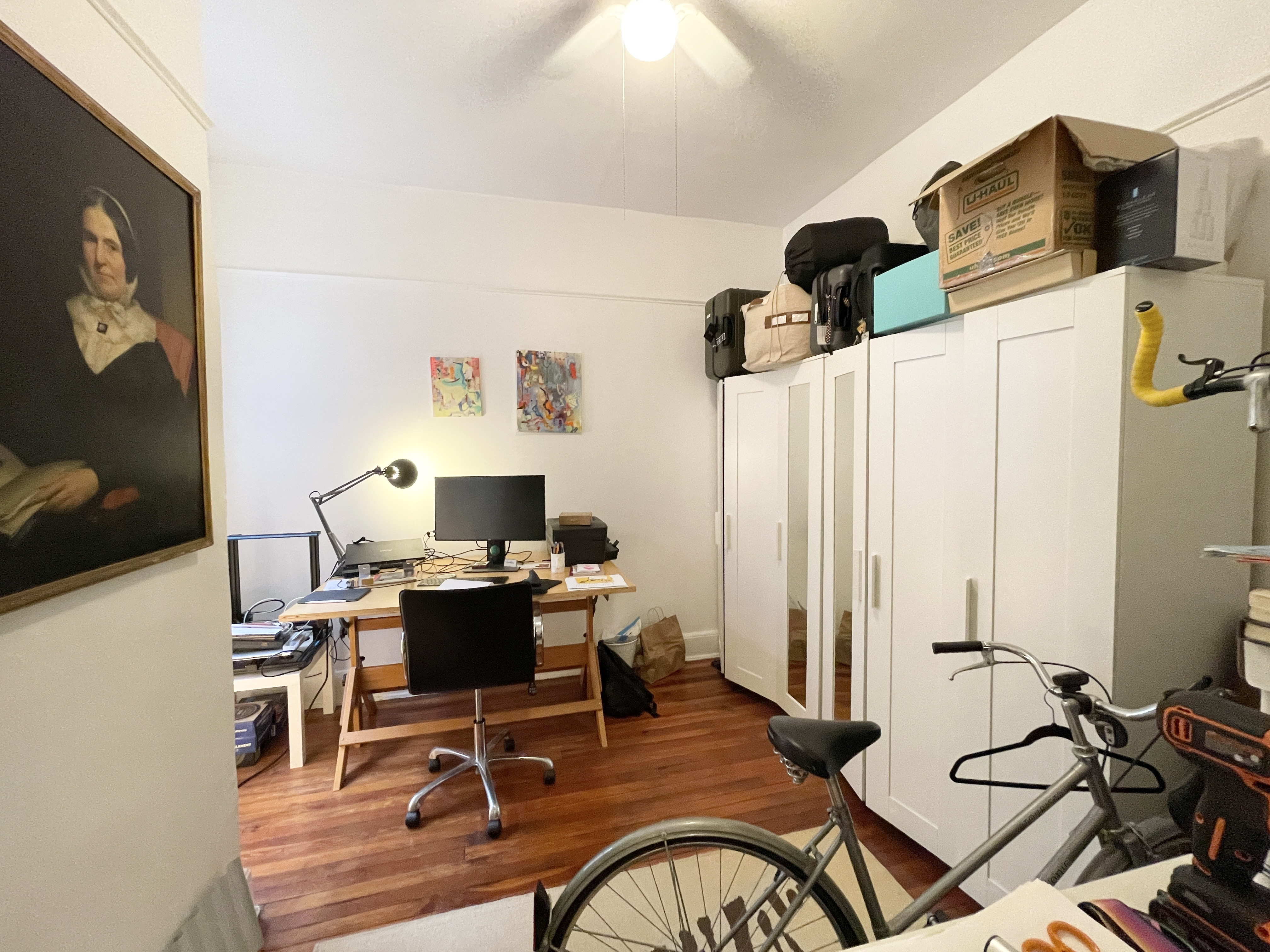 447 Jefferson Avenue, Unit 3L Brooklyn, NY 11221 - Photo 12 of 13 a view of a livingroom with workspace and a window