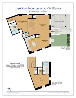 Contact Agent | 1740 New Jersey Avenue Northwest, Unit 2, Washington, DC 20001