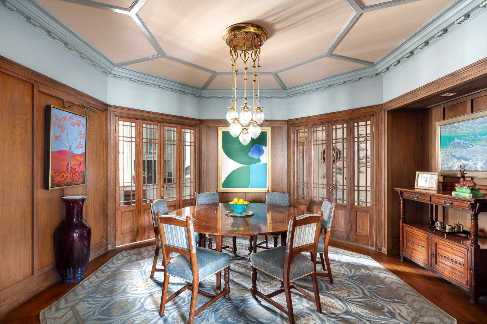 41 Central Park West, Unit 11A Manhattan, NY 10023 - Photo 10 of 17 a view of a dining room with furniture window and outside view