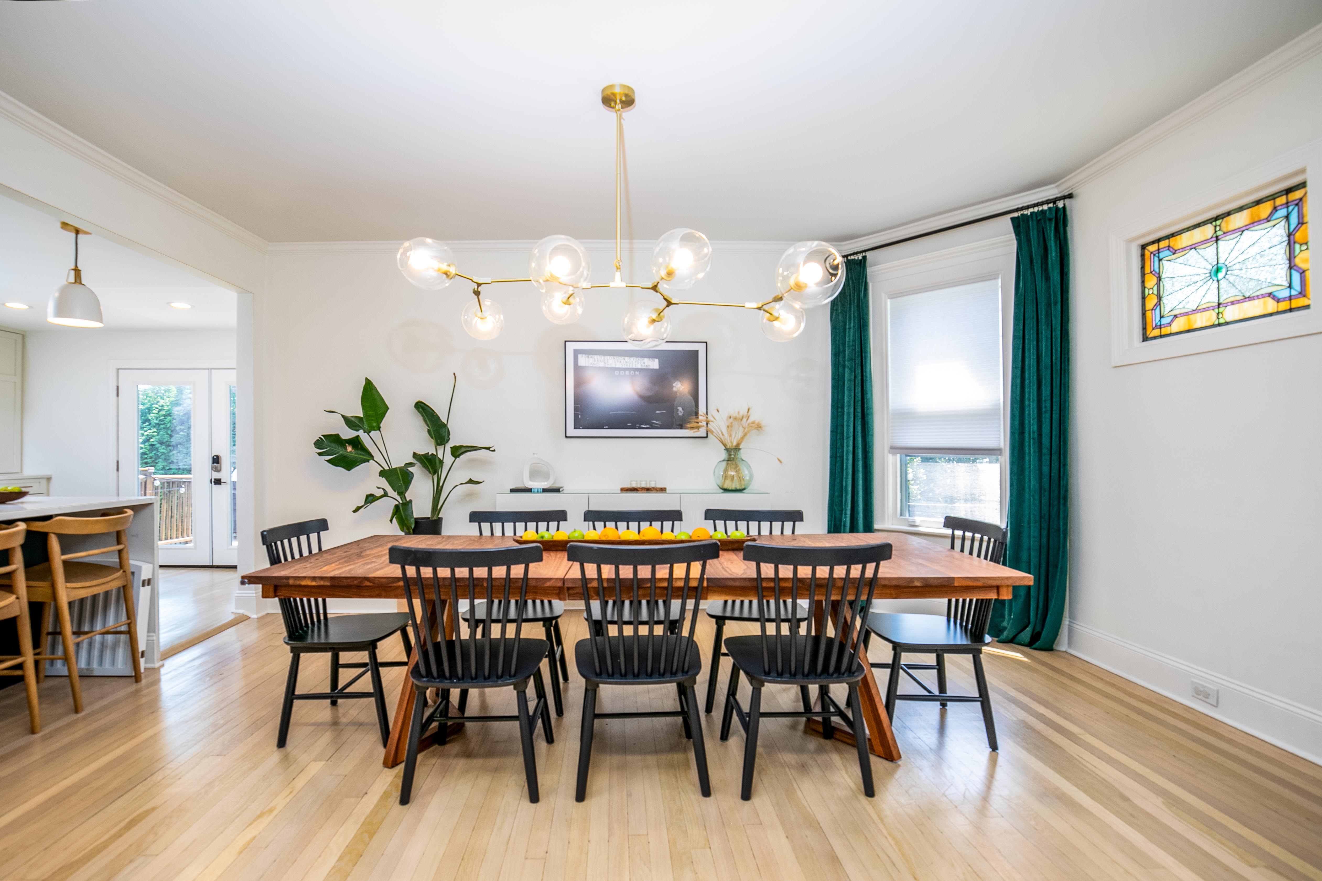 163 Ridge Road Rutherford, NJ 07070 - Photo 13 of 59 a view of a dining room with furniture window and wooden floor