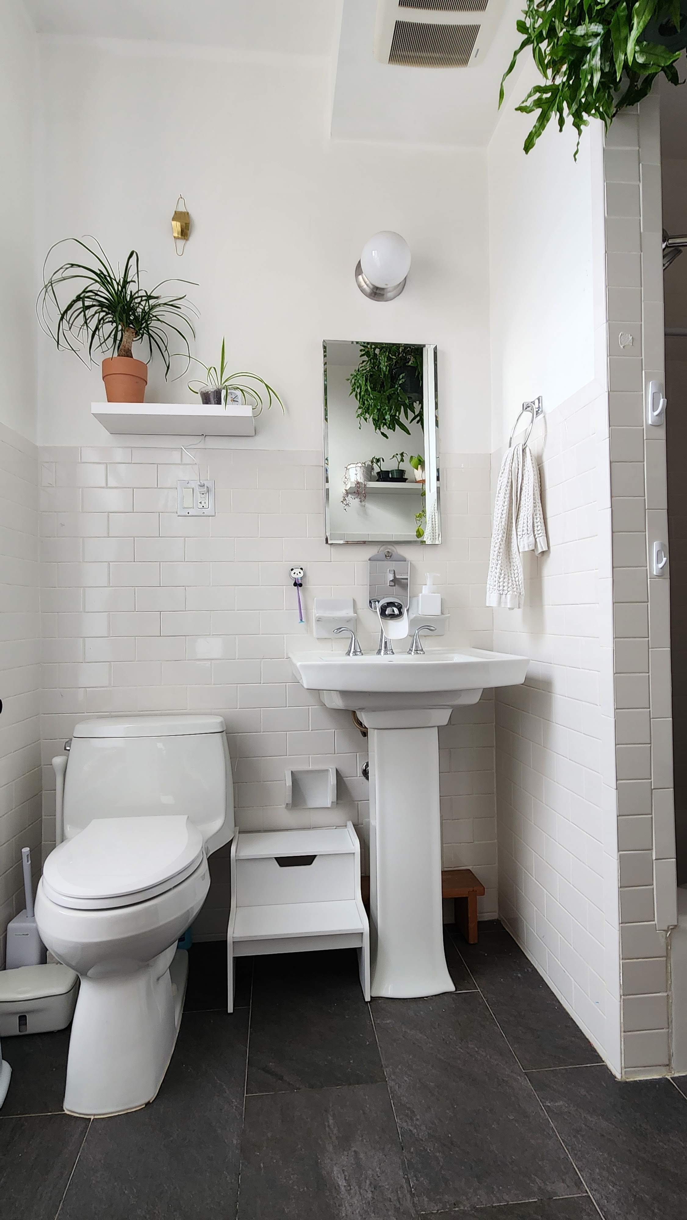118 1st Place, Unit 2 Brooklyn, NY 11231 - Photo 9 of 12 a bathroom with a sink toilet and a mirror