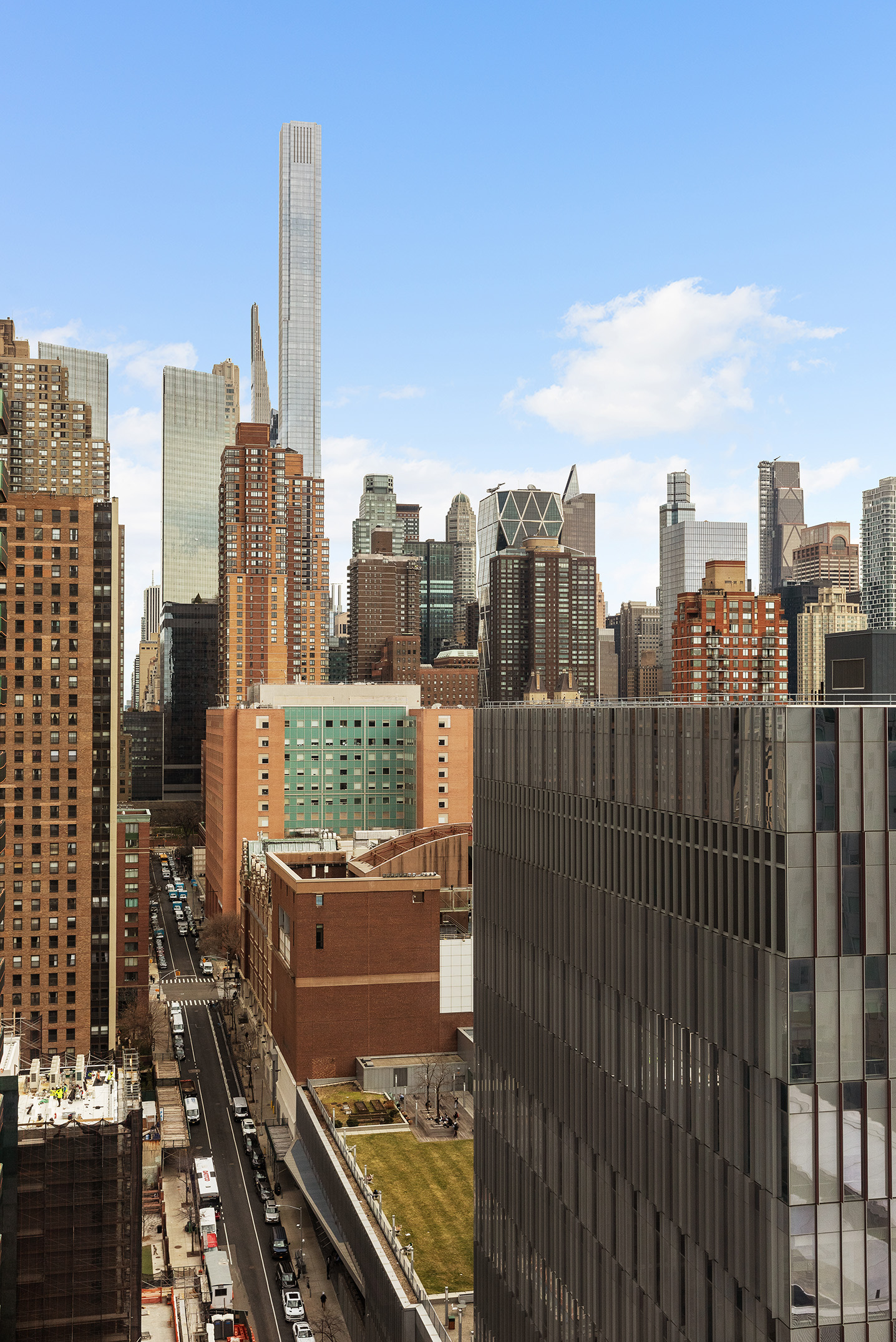 1 West End Avenue, Unit 22E Manhattan, NY 10023 - Photo 13 of 32 a view of a city with tall buildings