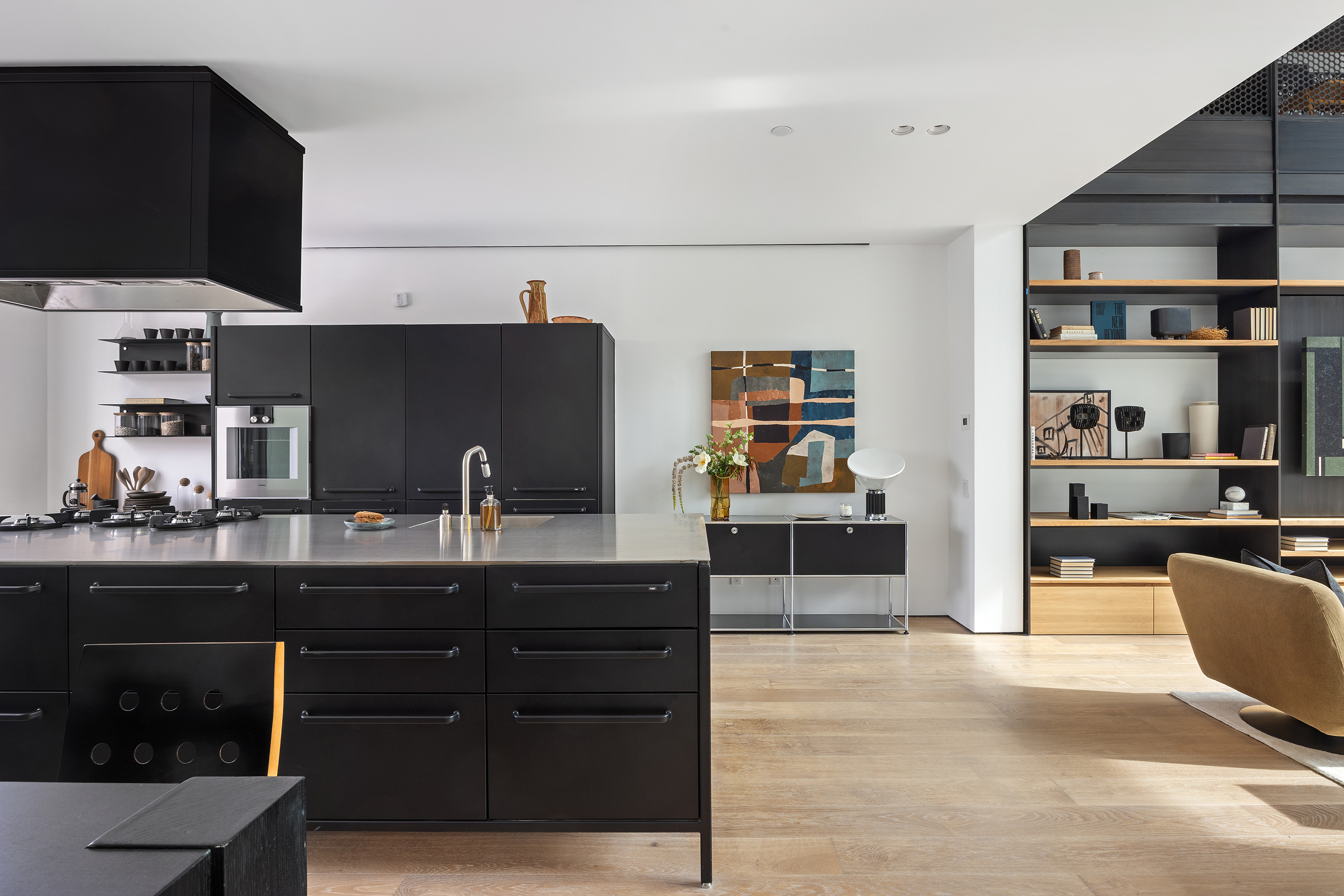 455 West 19th Street, Unit PH2 Manhattan, NY 10011 - Photo 9 of 26 a kitchen with a sink and cabinets