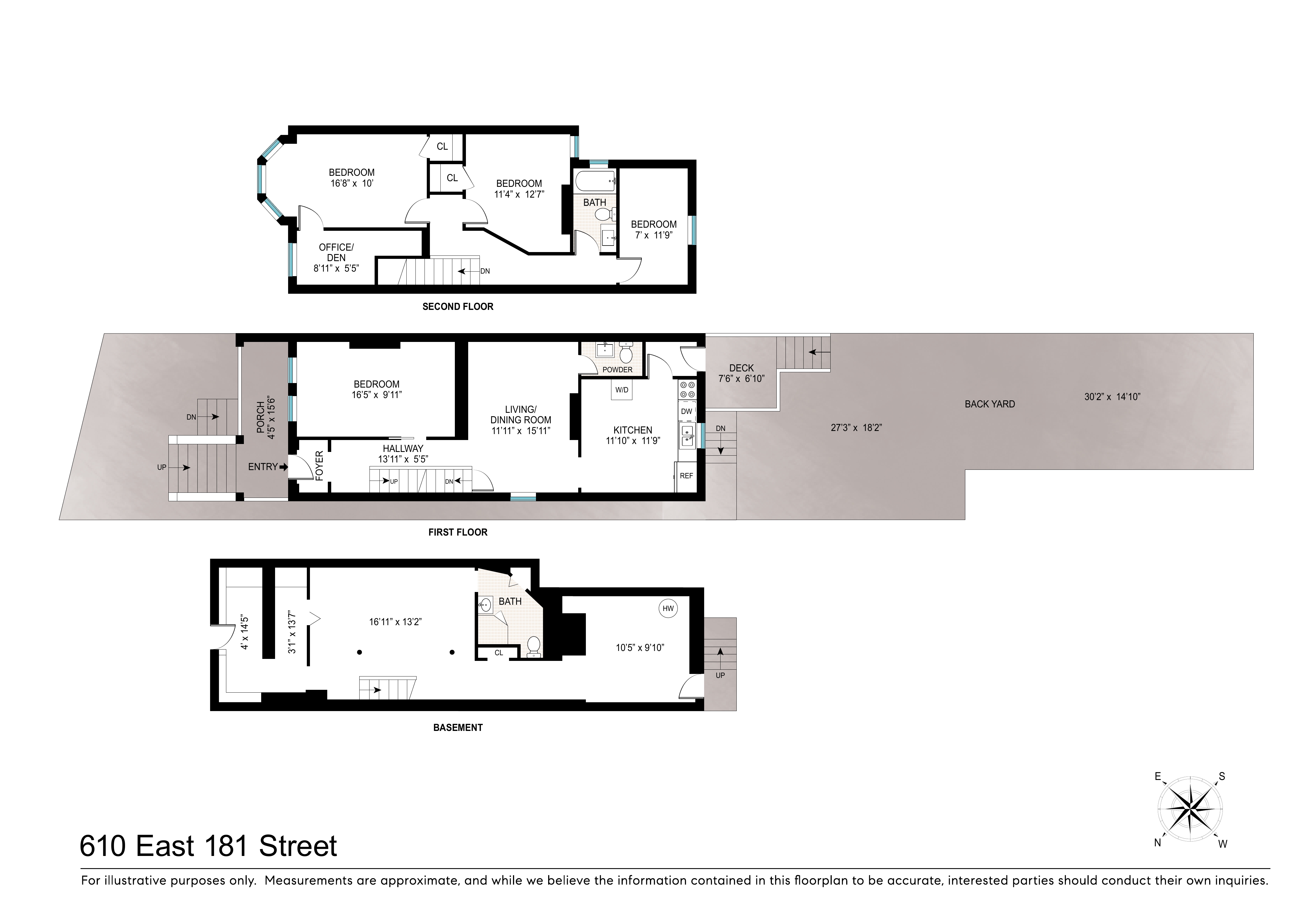 610 East 181st Street Bronx, NY 10457 - Photo 13 of 13 a picture of a floor plan