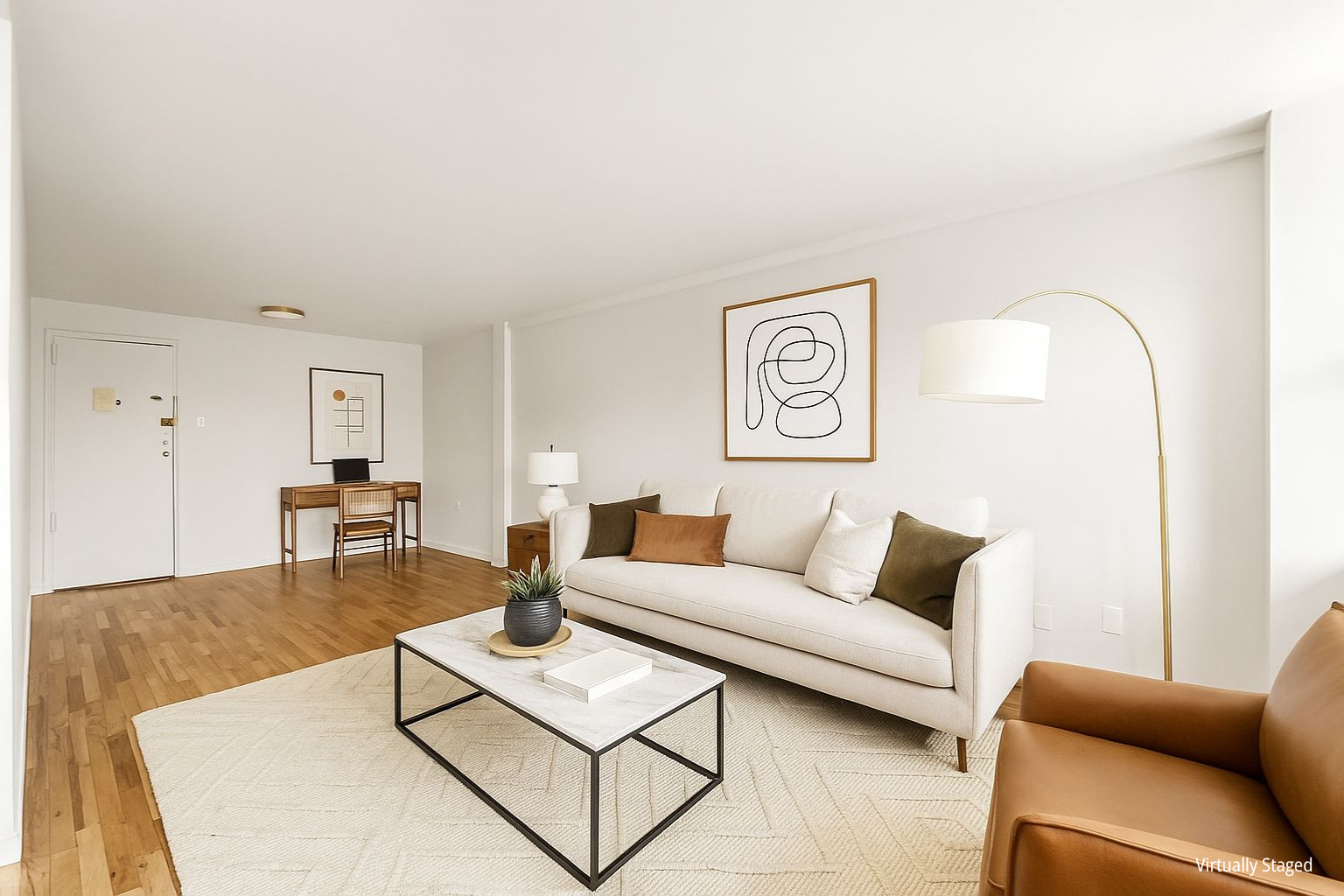 540 Ocean Parkway, Unit 5R Brooklyn, NY 11218 - Photo 5 of 11 a living room with furniture and painting on the wall