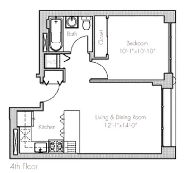 $3,650 | 41-18 27th Street, Unit 4A | Long Island City