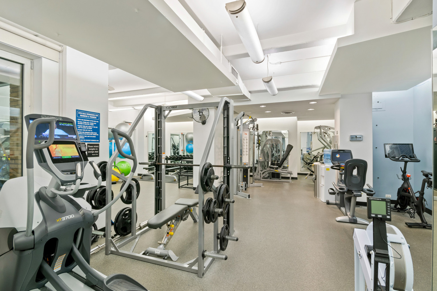 115 Central Park West, Unit 16H Manhattan, NY 10023 - Photo 28 of 30 a view of a room with gym equipment