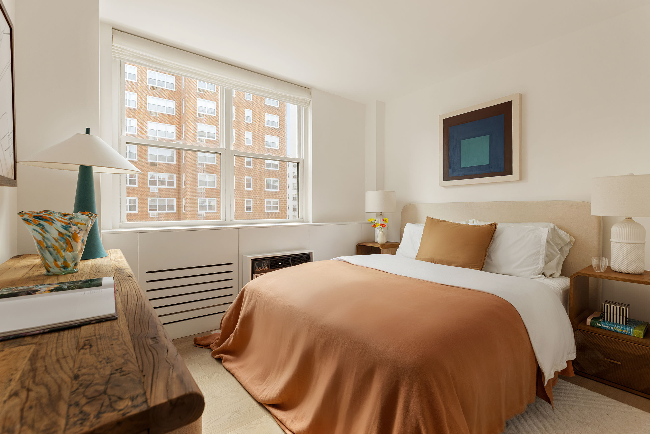 32 Gramercy Park South, Unit 8BD Manhattan, NY 10003 - Photo 15 of 20 a bedroom with a bed and wooden floor
