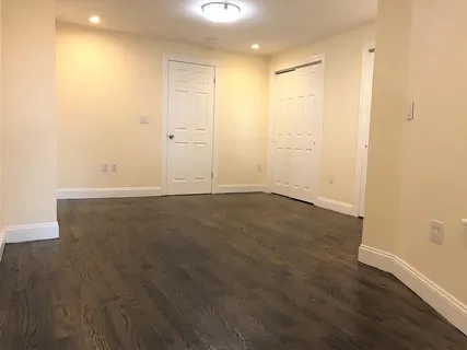 wooden floor in an empty room