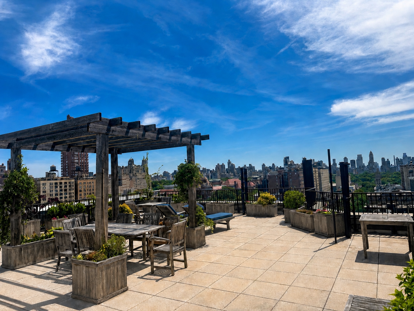 161 West 75th Street, Unit 10A Manhattan, NY 10023 - Photo 14 of 18 a view of a patio with chairs and tables