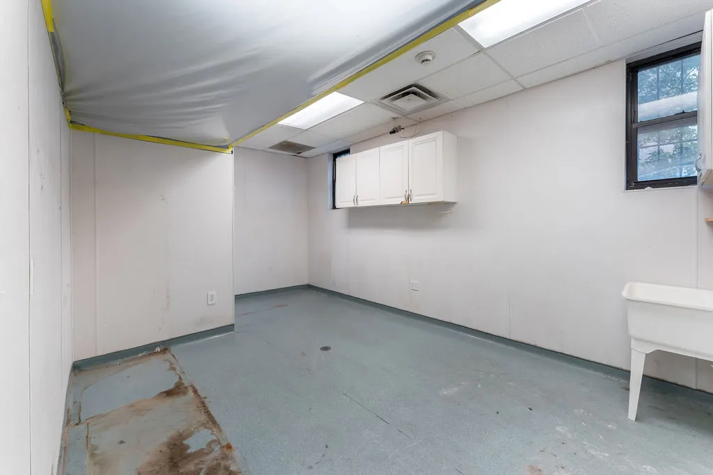 a view of storage and utility room