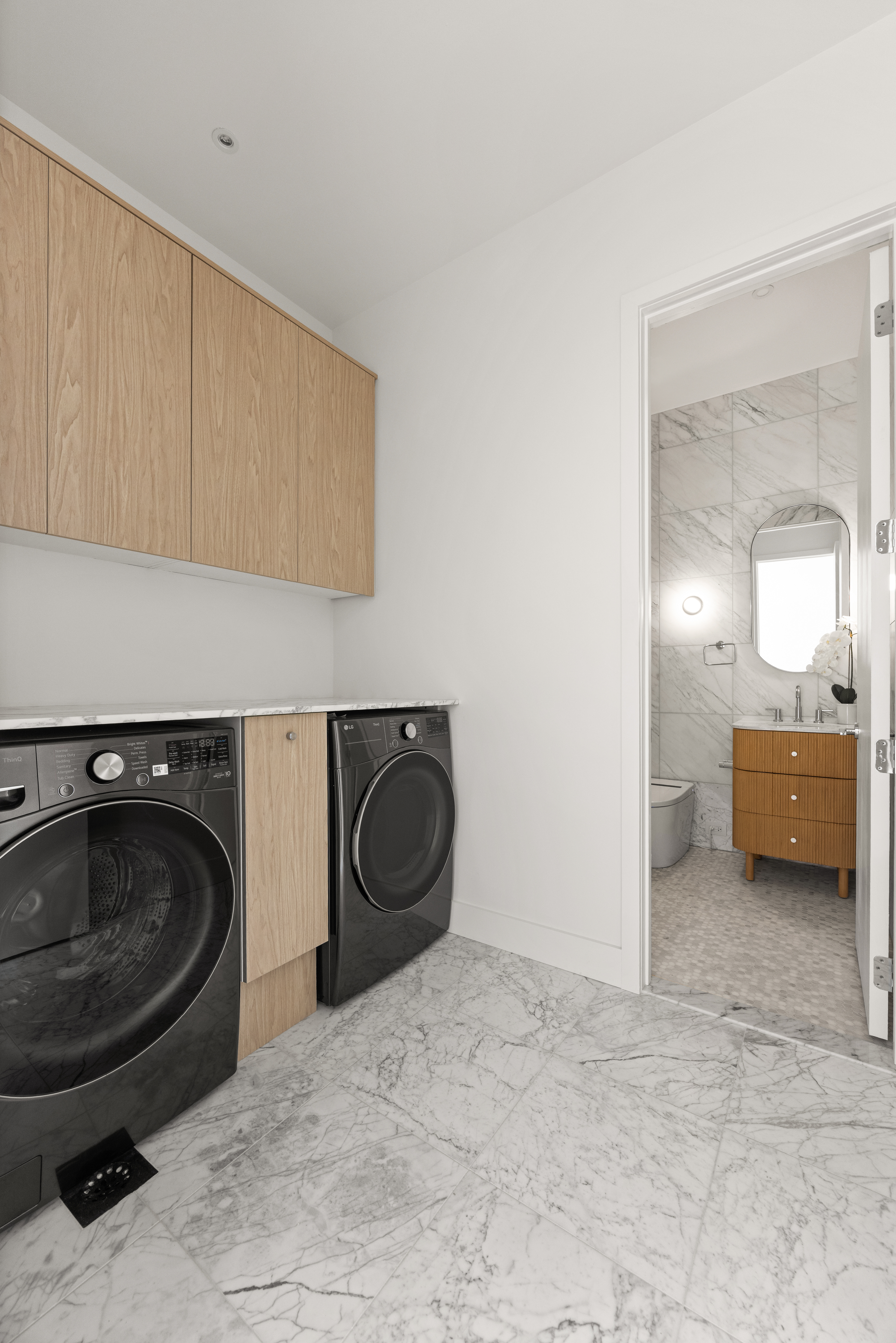 737 Decatur Street Brooklyn, NY 11233 - Photo 16 of 19 a utility room with a washing machine and a sink