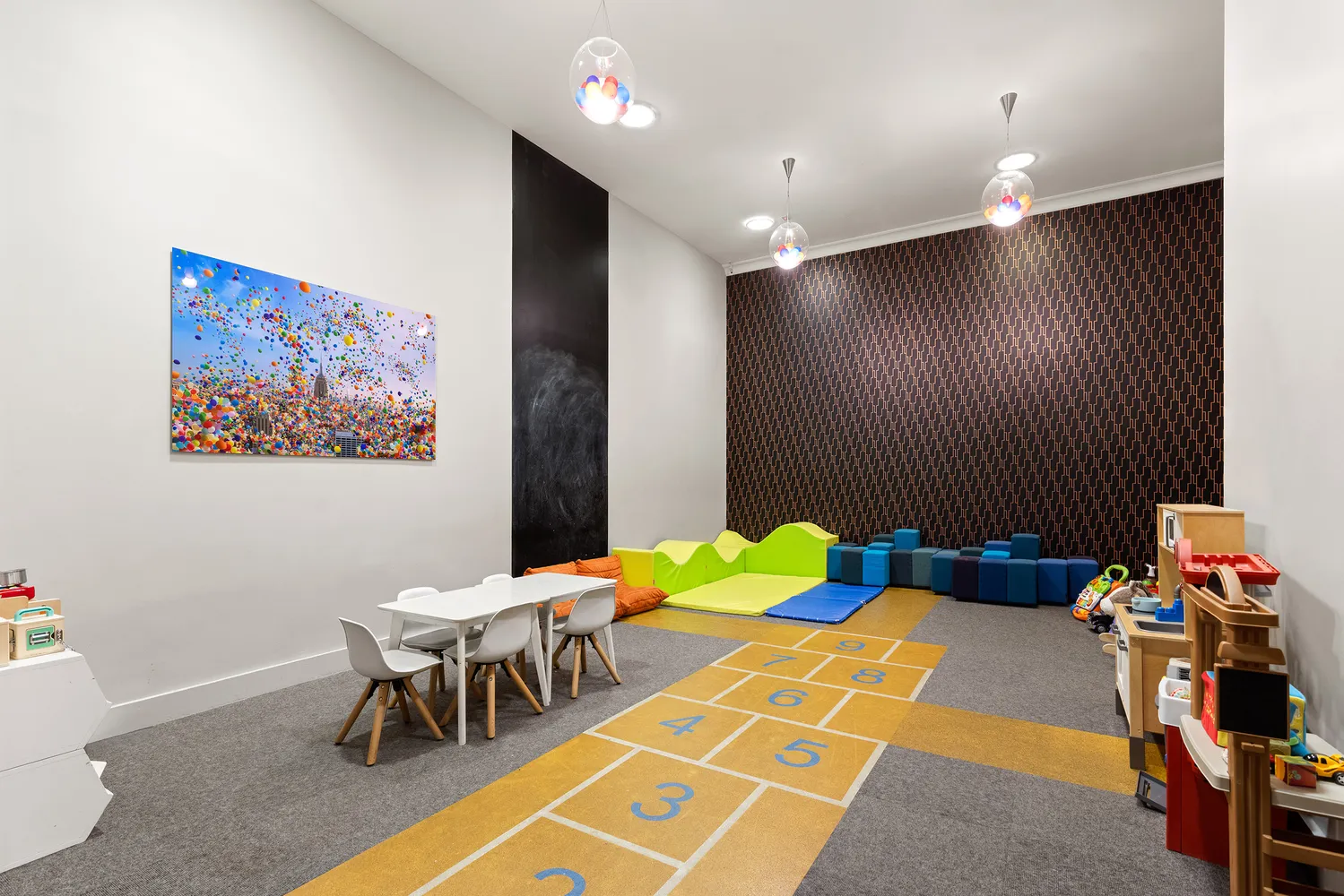 a bedroom with a bed and a table in it