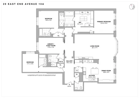$8,995,000 | 20 East End Avenue, Unit 10A | Upper East Side