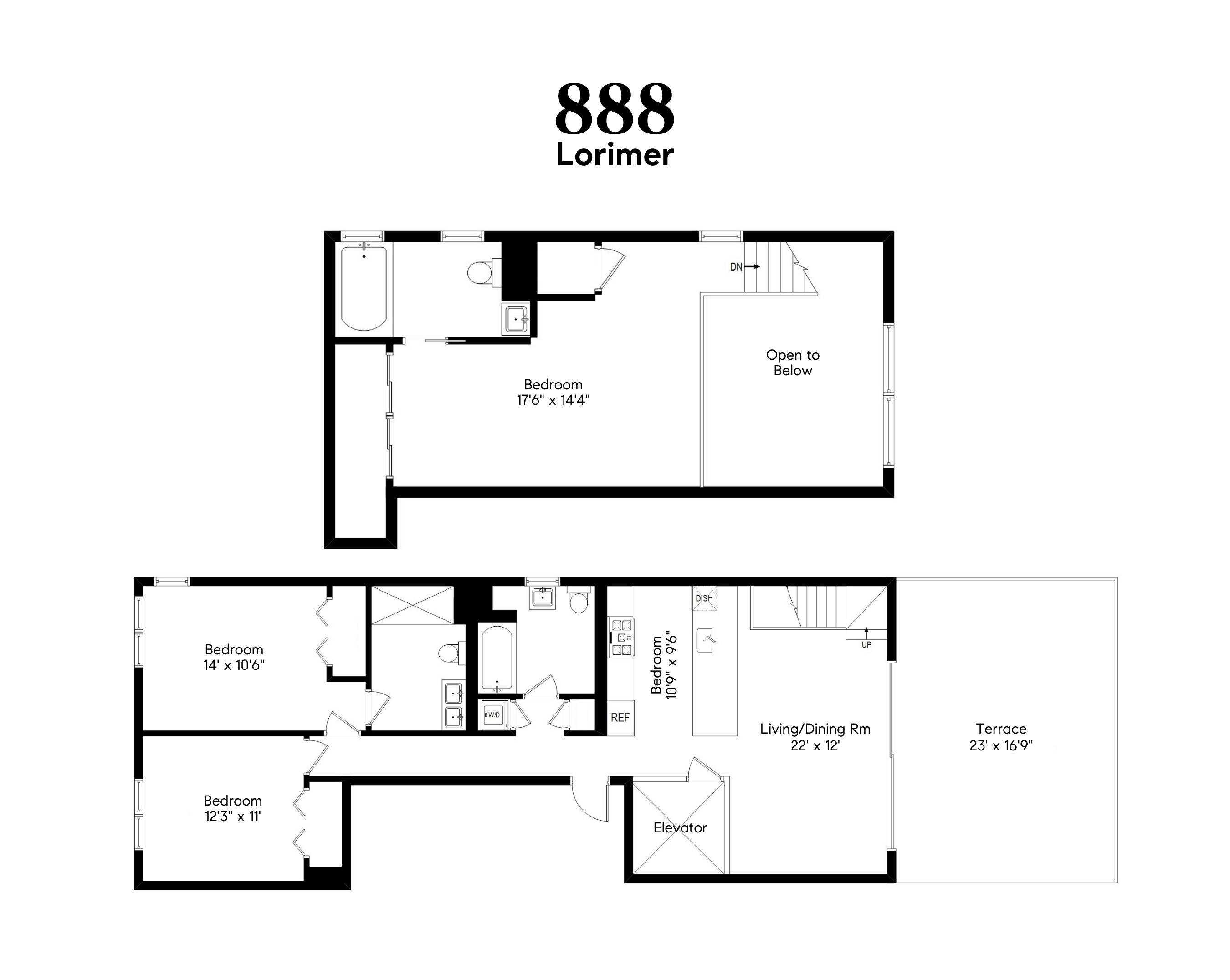 888 Lorimer Street, Unit PH Brooklyn, NY 11222 - Photo 11 of 11