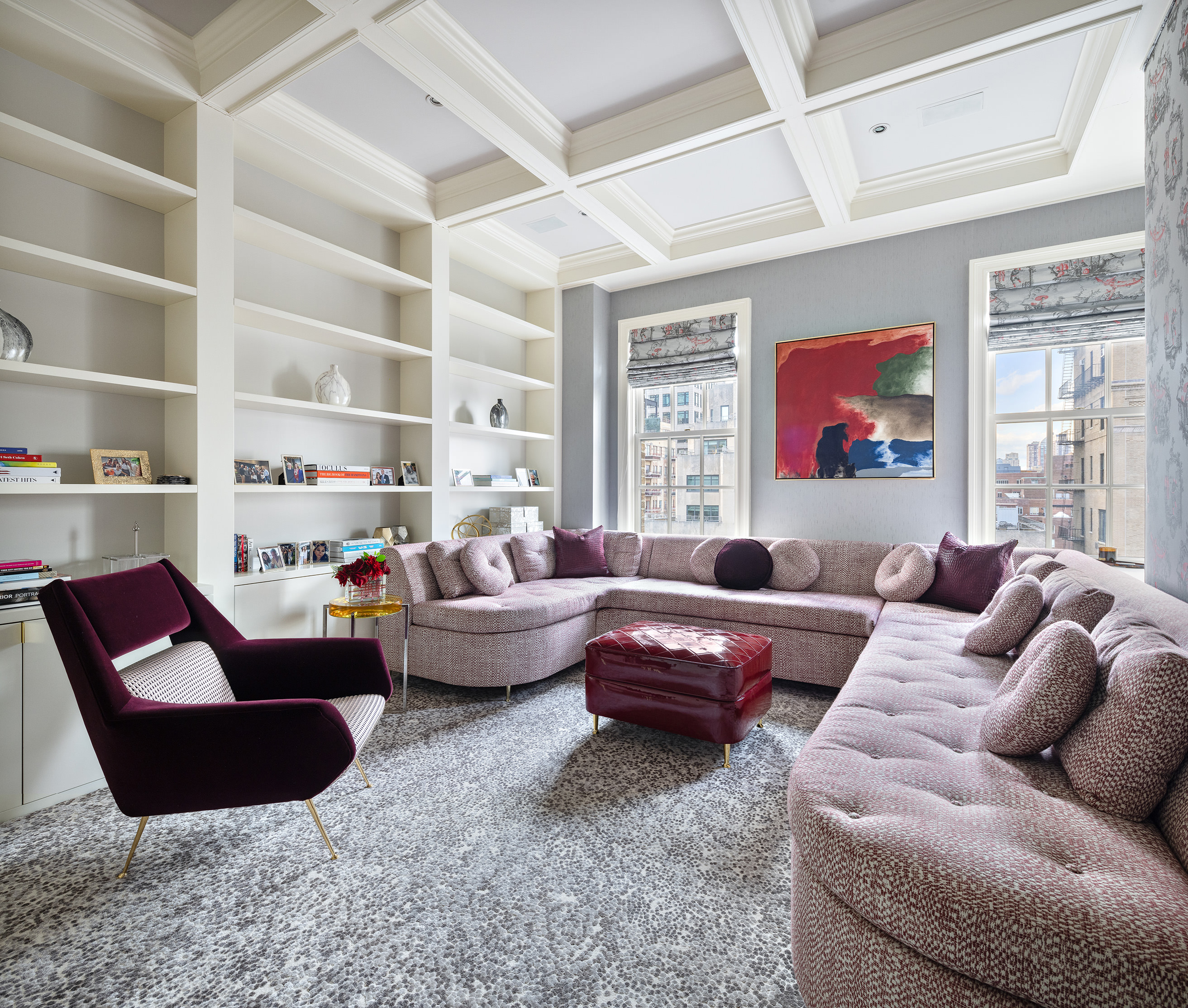 535 Park Avenue, Unit 14C Manhattan, NY 10065 - Photo 8 of 18 a living room with furniture and a large window