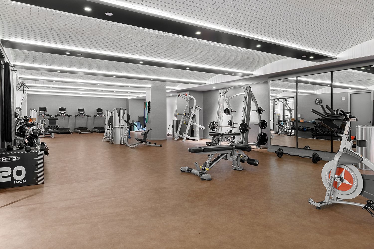 959 1st Avenue, Unit 25H Manhattan, NY 10022 - Photo 13 of 18 a view of a room with gym equipment