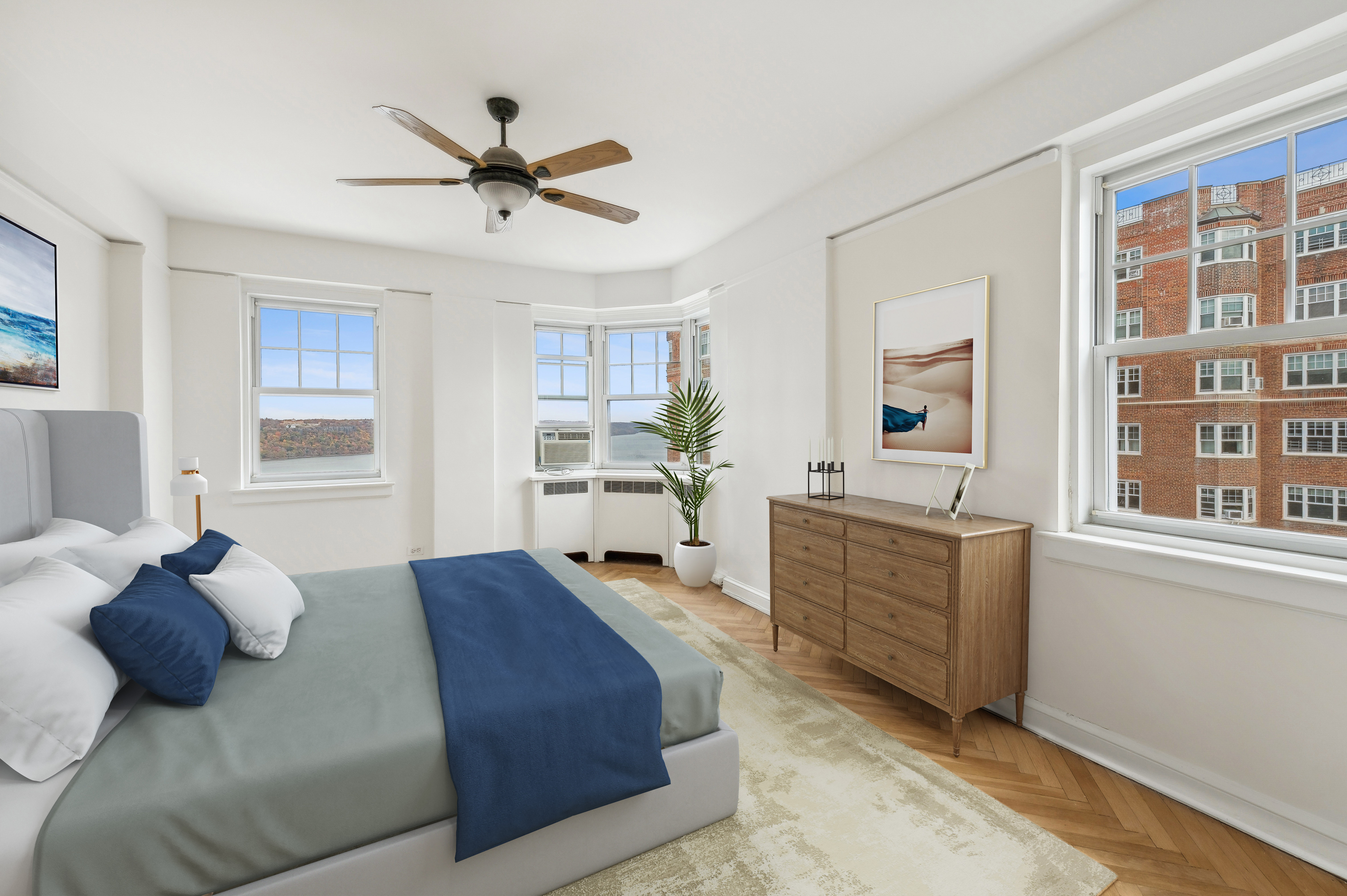 180 Cabrini Boulevard, Unit 98 Manhattan, NY 10033 - Photo 3 of 7 a bed room with a bed and a window