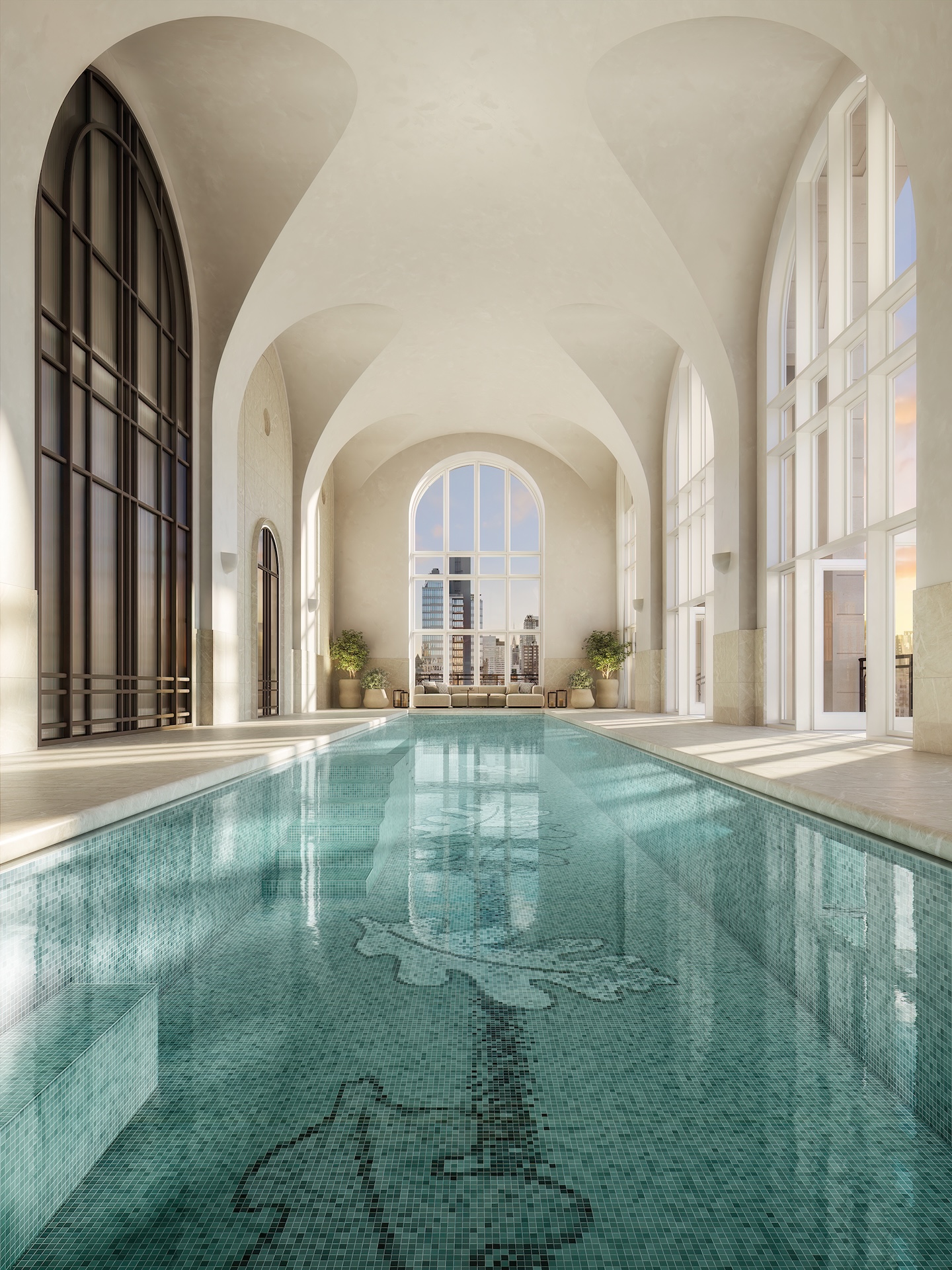 255 East 77th Street, Unit 5C Manhattan, NY 10075 - Photo 12 of 25 a view of a swimming pool with outdoor seating