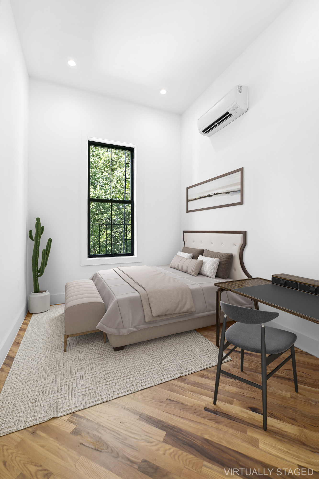 866 Bushwick Avenue, Unit 3 Brooklyn, NY 11221 - Photo 8 of 13 a bedroom with a bed and a window