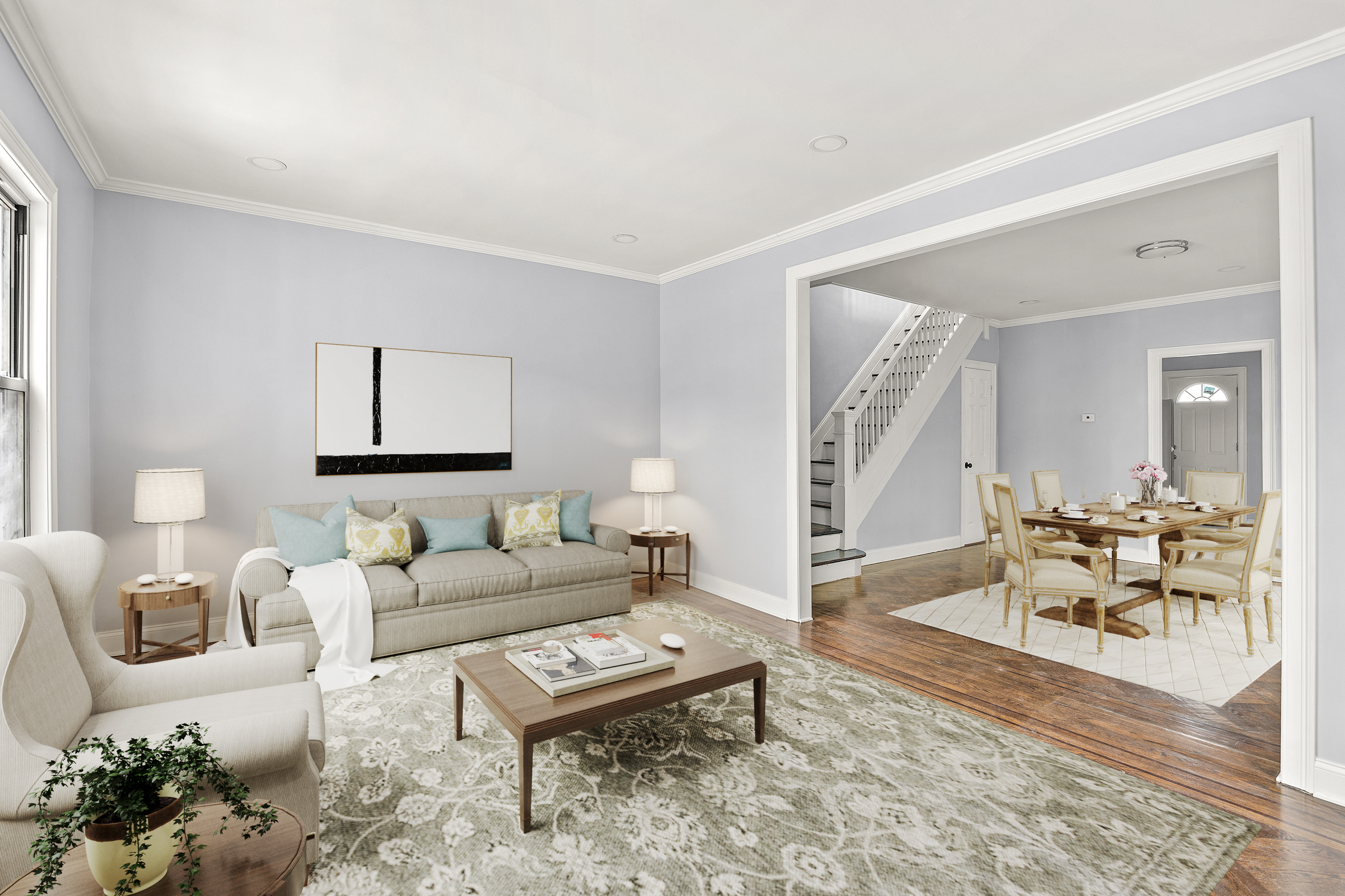 806 East 48th Street Brooklyn, NY 11203 - Photo 2 of 13 a living room with furniture potted plant and a table