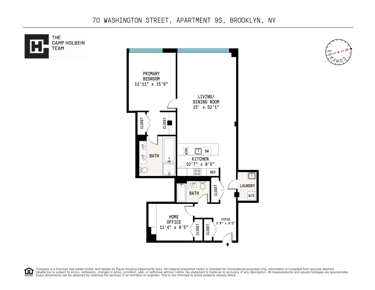 $1,599,000 | 70 Washington Street, Unit 9S | DUMBO
