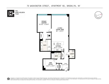 $1,599,000 | 70 Washington Street, Unit 9S | DUMBO