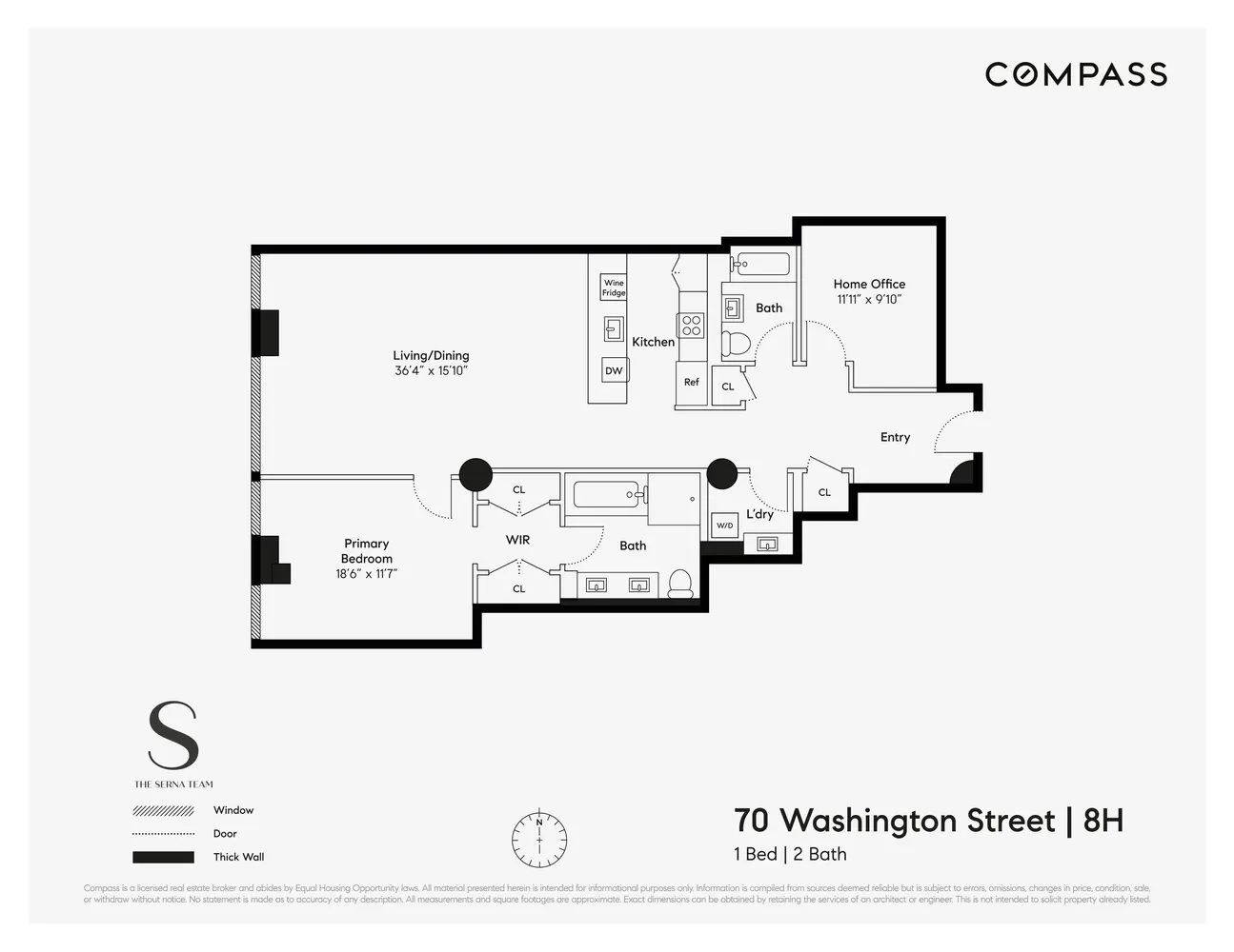 $1,650,000 | 70 Washington Street, Unit 8H | DUMBO