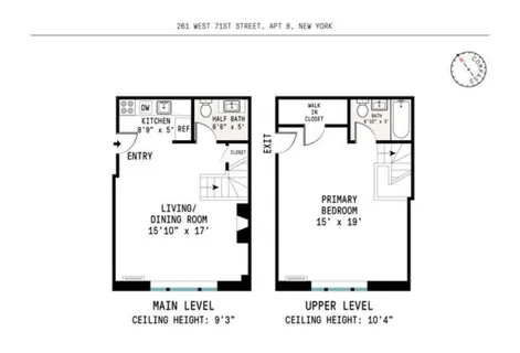$799,000 | 261 West 71st Street, Unit 8 | Upper West Side