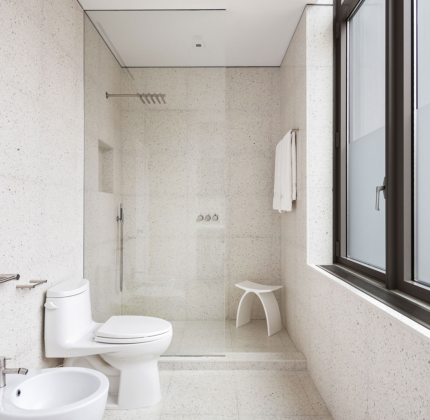 4 West 21st Street, Unit PH Manhattan, NY 10010 - Photo 11 of 14 a bathroom with a toilet and shower