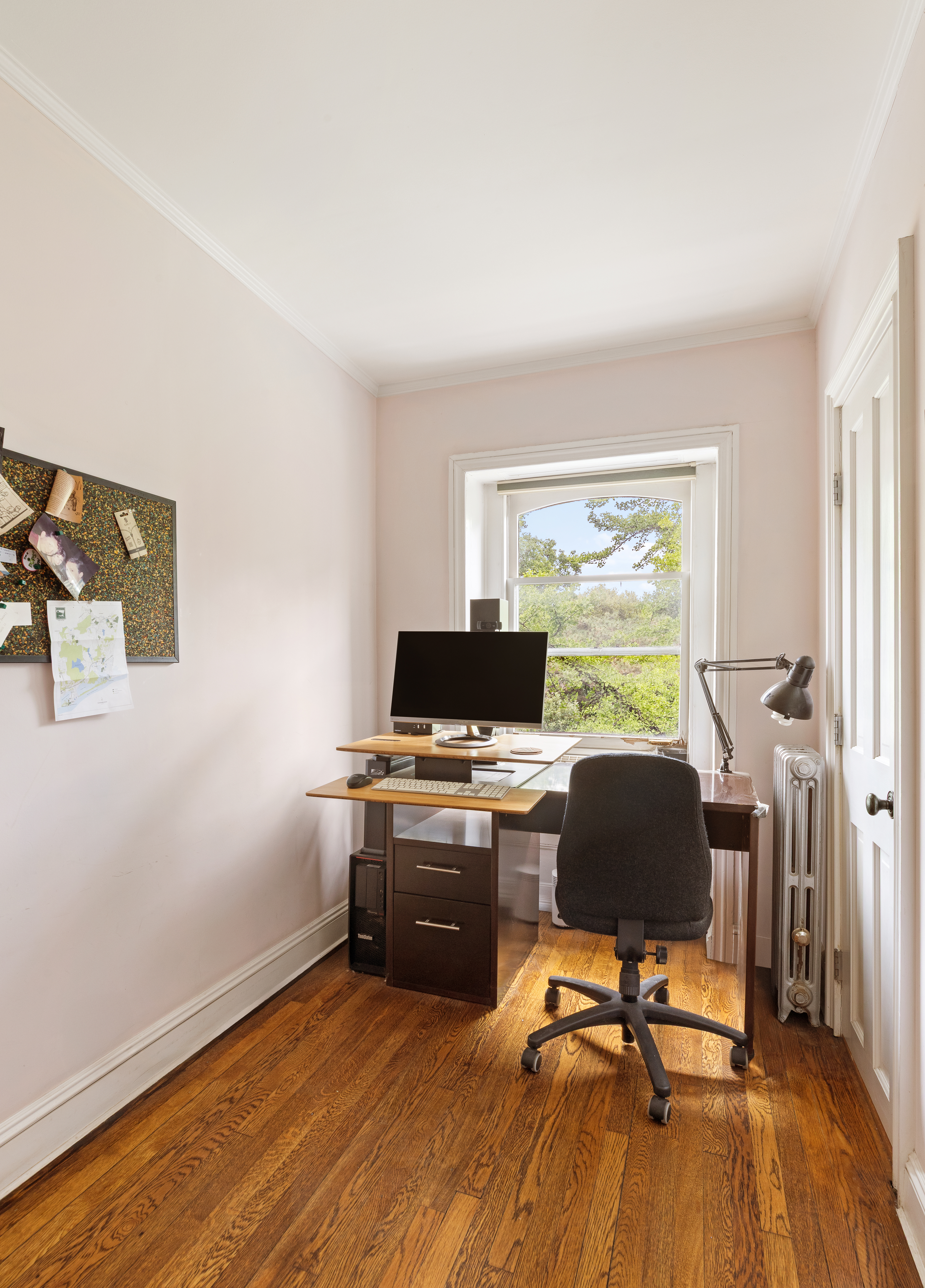 152 Dekalb Avenue Brooklyn, NY 11217 - Photo 20 of 27 a view of workspace with wooden floor windows