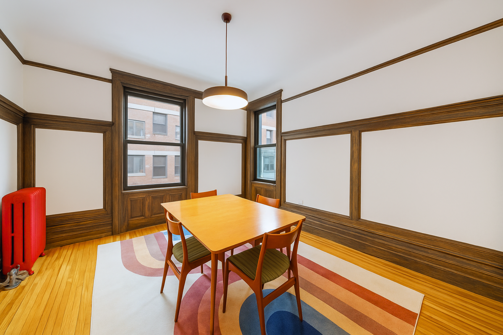 605 West 111th Street, Unit 43 Manhattan, NY 10025 - Photo 8 of 21 a view of a dining room with furniture window and wooden floor