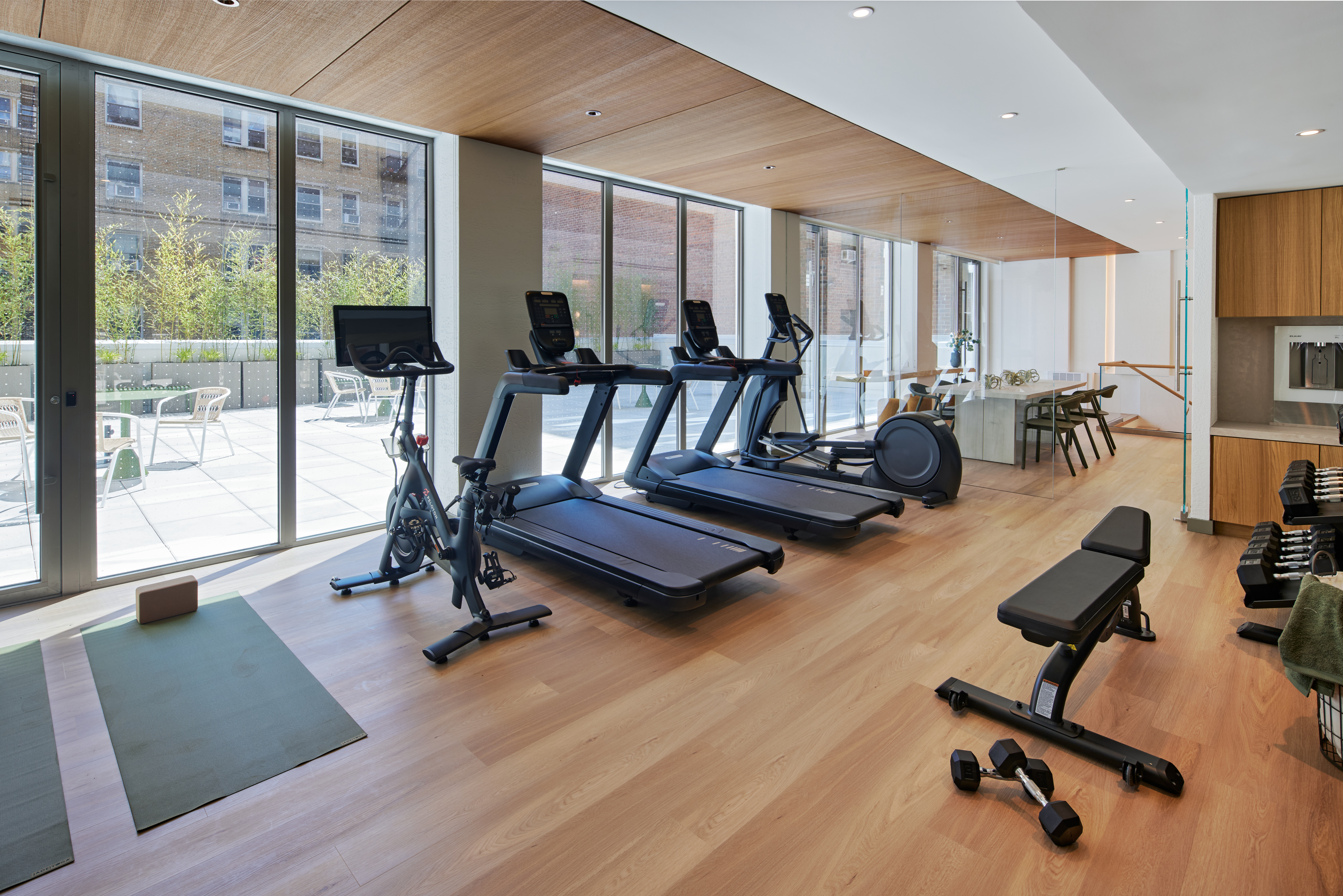340 Lenox Road, Unit 6A Brooklyn, NY 11226 - Photo 10 of 26 a view of a room with gym equipment