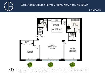 $875,000 | 2257 Adam Clayton Powell Jr Boulevard, Unit 2A | Harlem