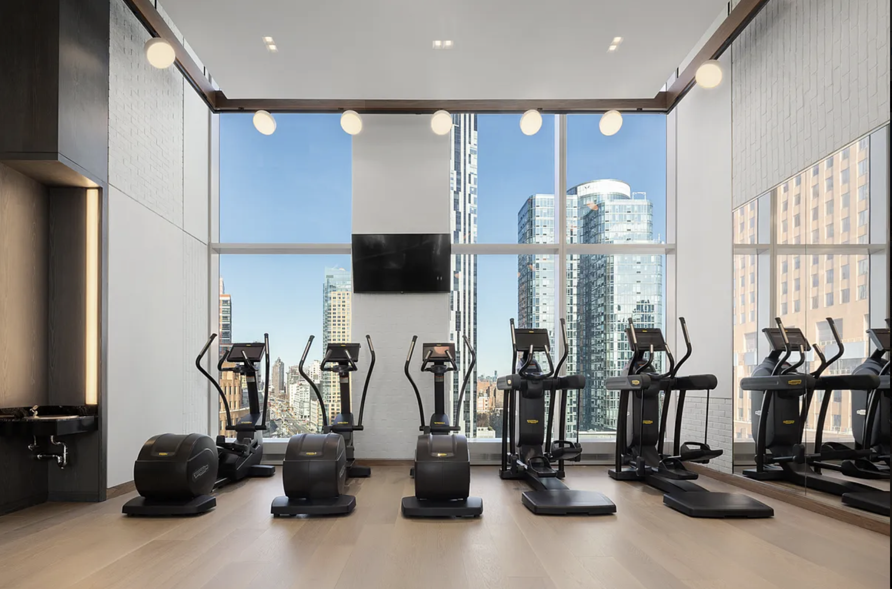 1 City Point, Unit 57A Brooklyn, NY 11201 - Photo 15 of 23 a view of a room with gym equipment