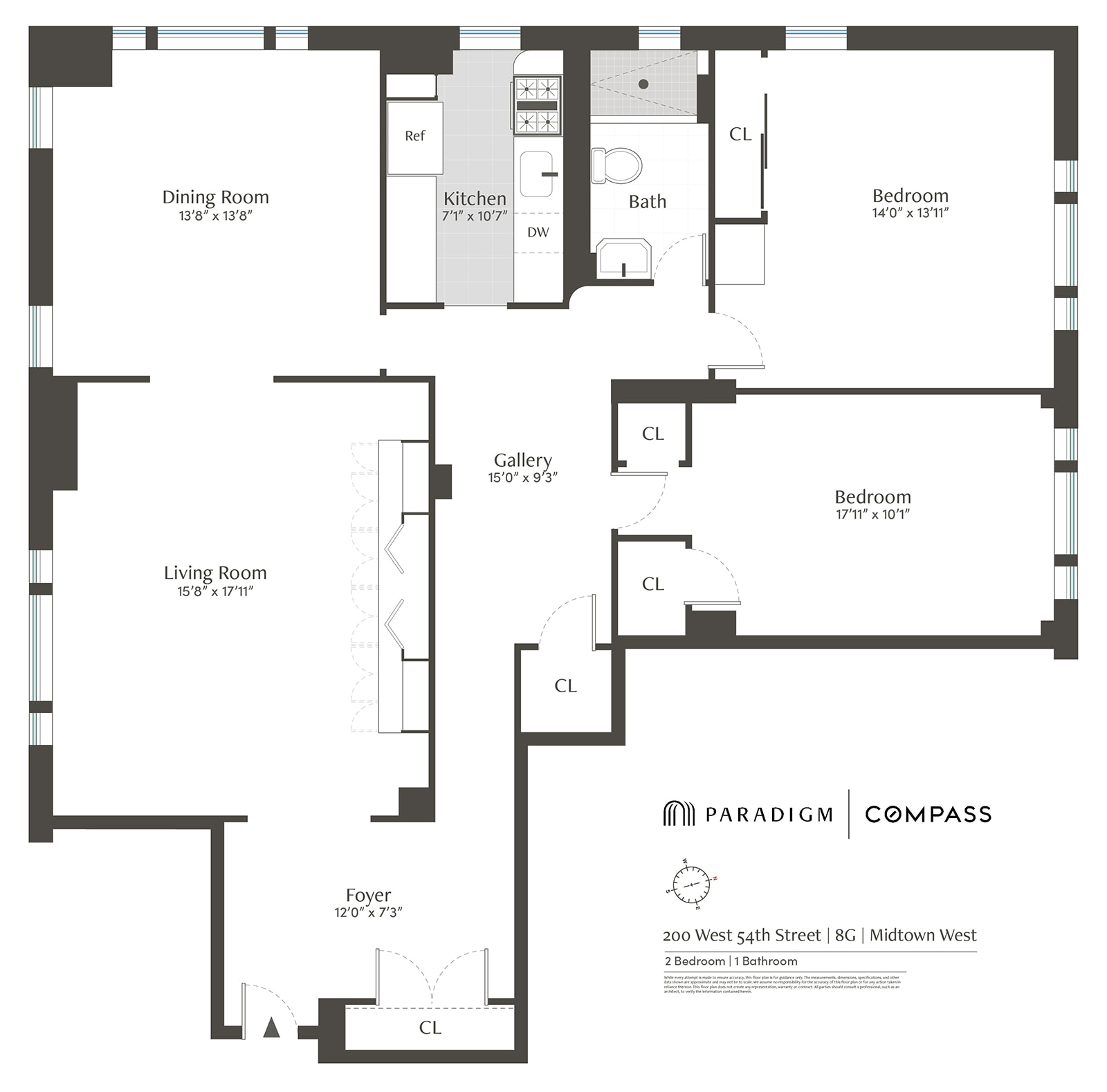 200 West 54th Street, Unit 8G Manhattan, NY 10019 - Photo 11 of 11 unknown