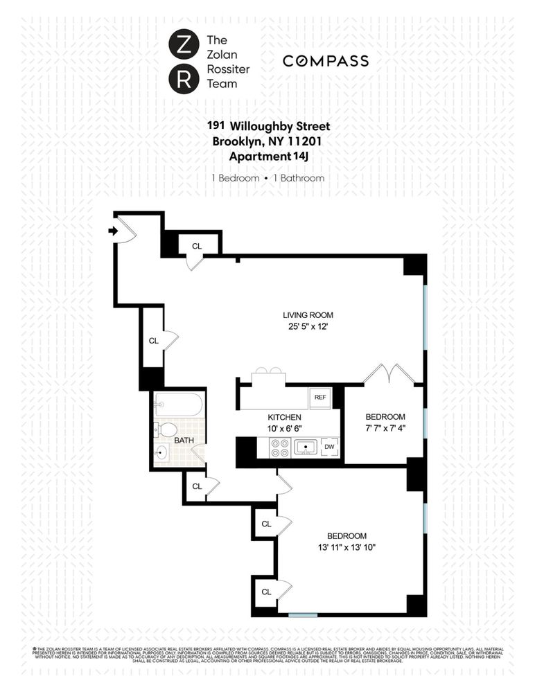 $775,907 | 191 Willoughby Street, Unit 14J | Downtown Brooklyn