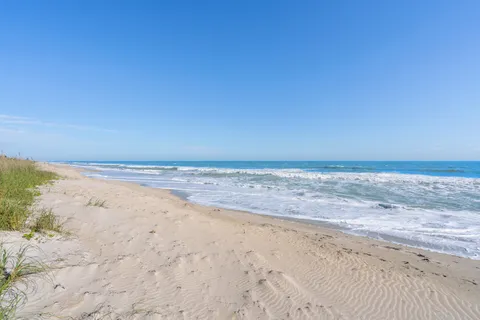 a view of beach and ocean